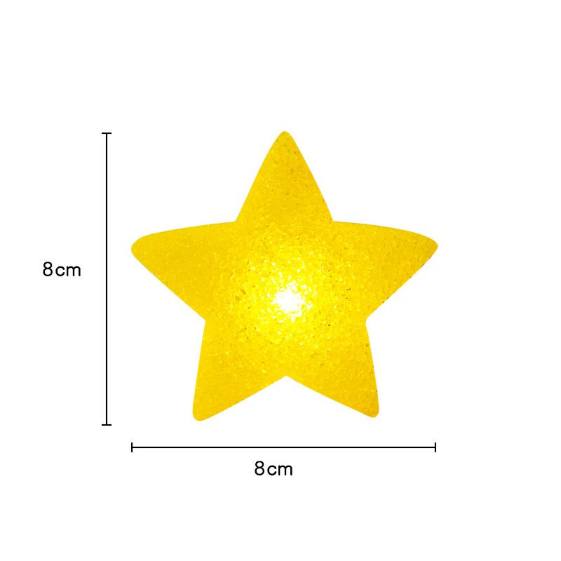Stern Handheld LED Licht Kunststoff Sternförmiges Nachtlicht Anti-Rutsch Band Licht Lampe Für Tanzaufführung Bühne Foto Requisite