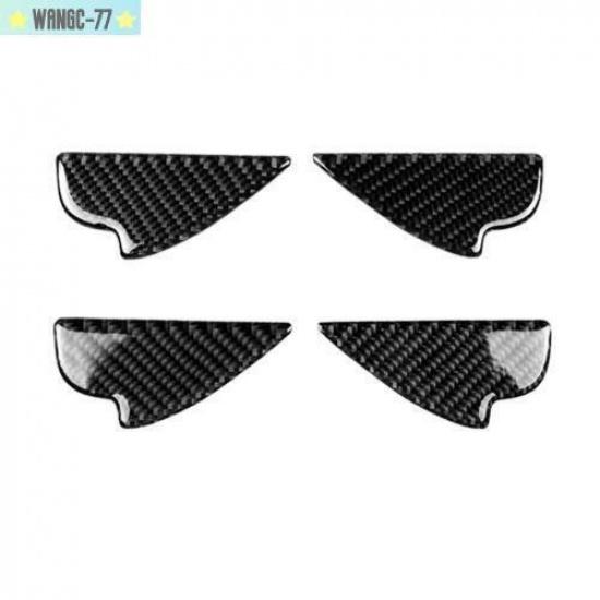 For Mazda 3 6 CX-3 CX-5 CX-9 Carbon Fiber Car Interior Door Handle Cover Trim