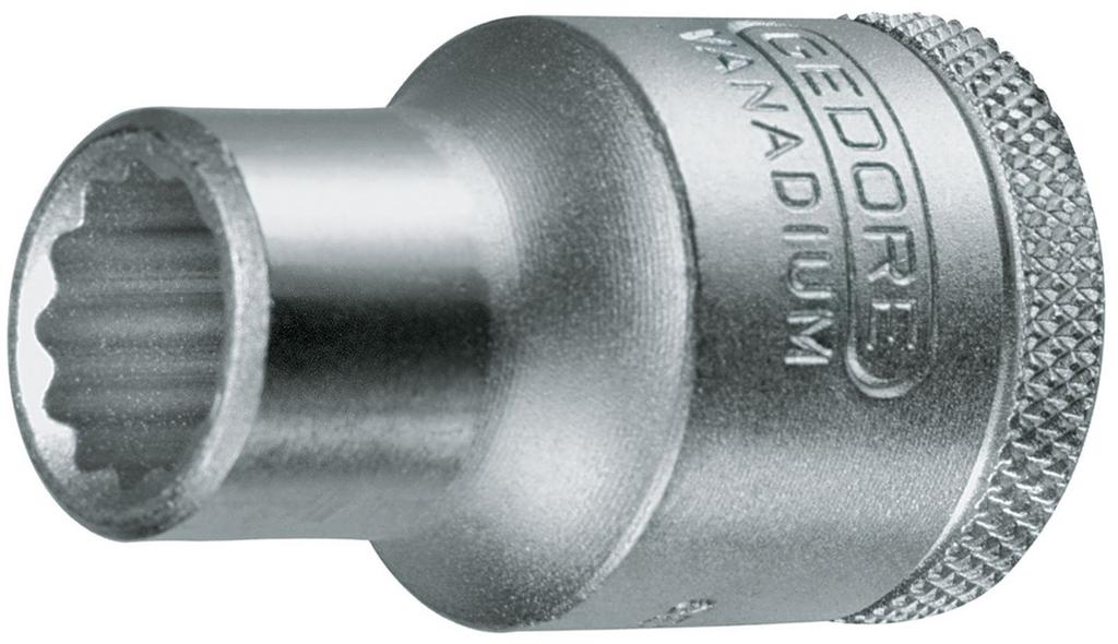 Gedore Socket 36mm D 19 36 1/2" Bi-Hexagon