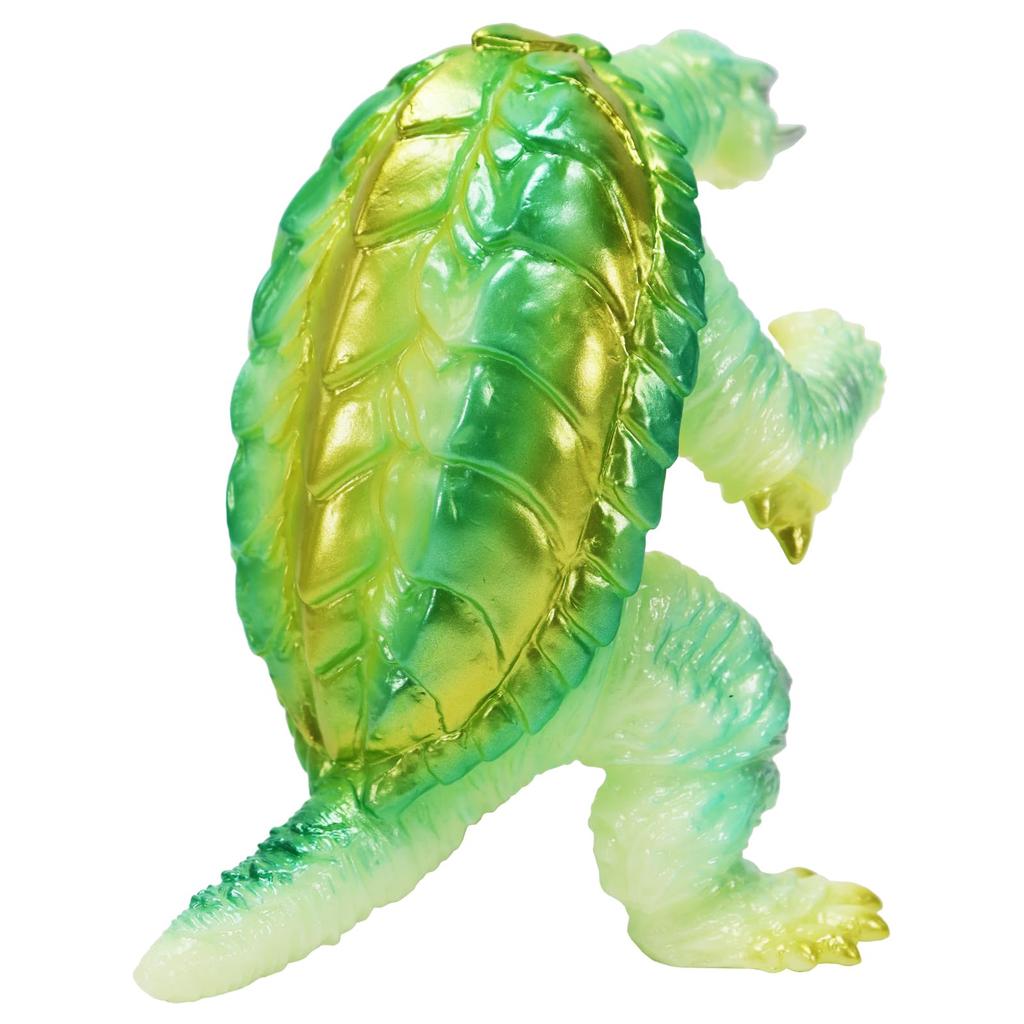 Character Content Production Series Gamera Gamera Luminous Green Approximately 130mm PVC Figure (Ccp) Medium-Size [6th Edition] (1996) Ver.