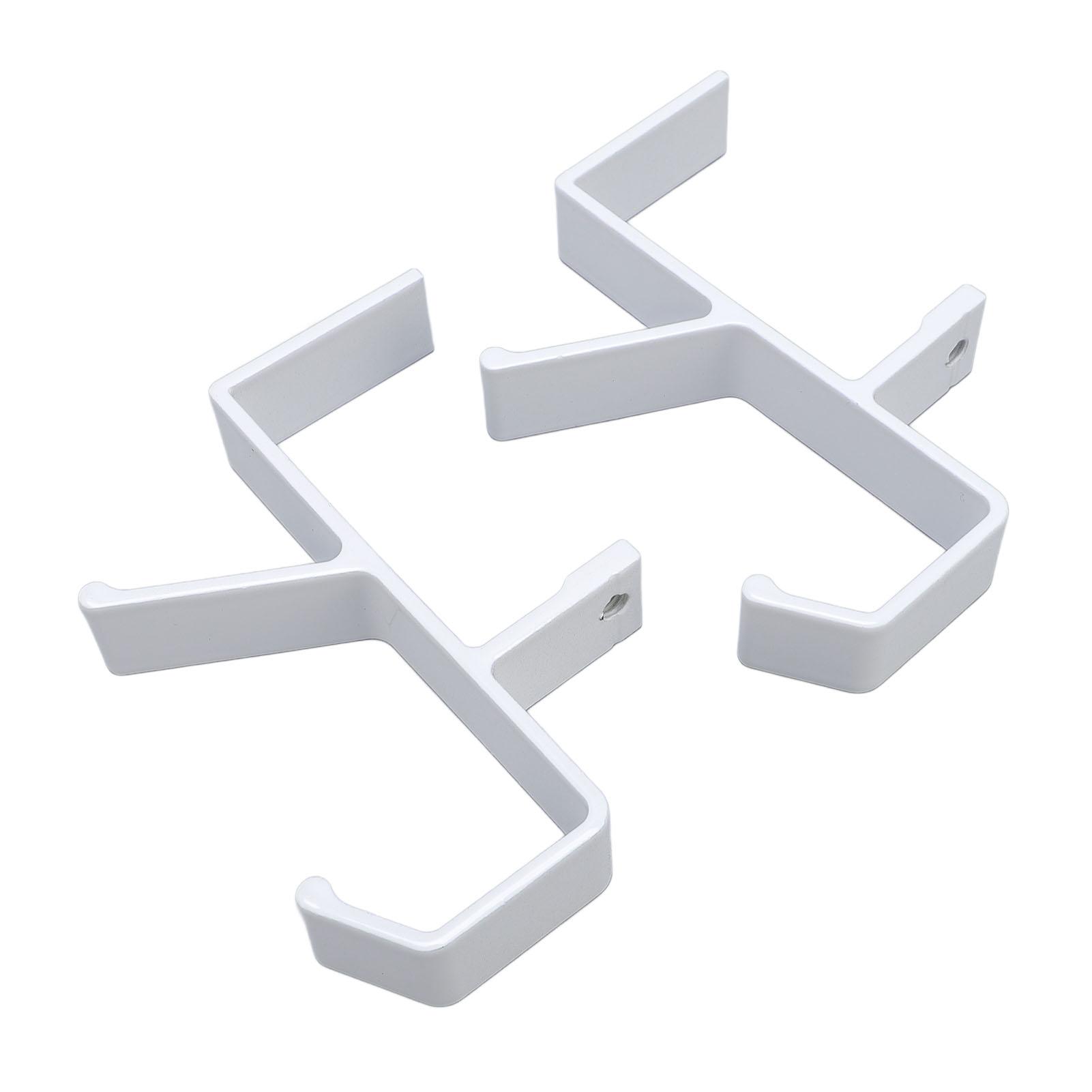 

2 шт. держатели для гирлянд и чулок на каминную полку 2 в 1 регулируемый двойной крючок из алюминиевого сплава без сверления