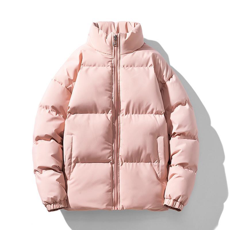 Winter Men and Women Cotton Coats Down Cotton Coats Couple Thickened Cotton Jackets Bread Clothes Stand Collar Cotton Coat Warm and Comfortable