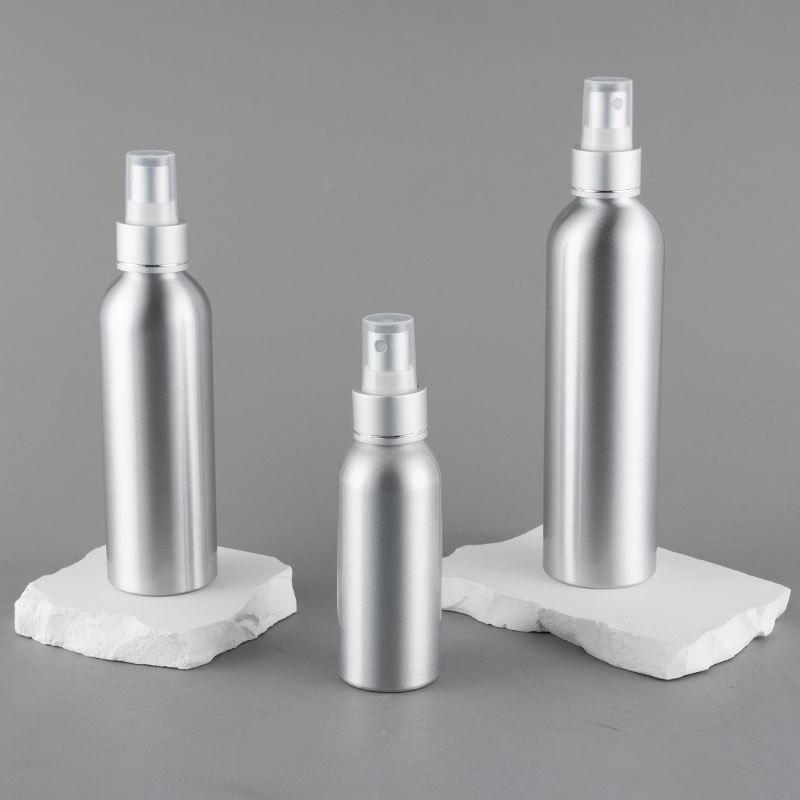 50/100/120/150/200/250Ml Empty Aluminum Spray Bottle Cosmetic Bottle Mini Metal Atomizer Bottles Travel Size For Cosmetics