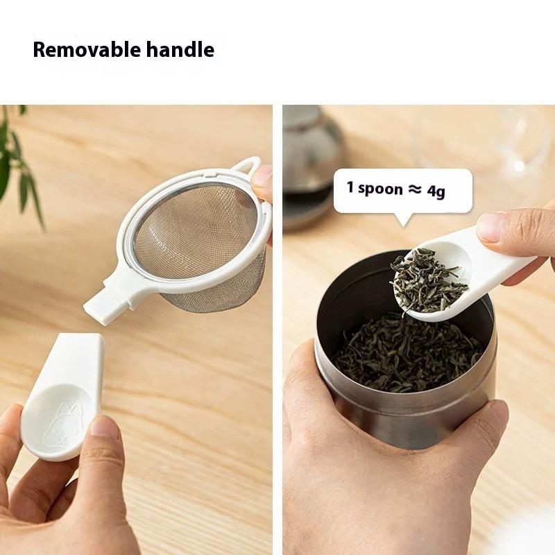1 Pc 7.5cm Stainless Steel Matcha Strainer - Binaural Mini Fine Mesh Sieve | Tea/Coffee/Flour Kitchen Filter