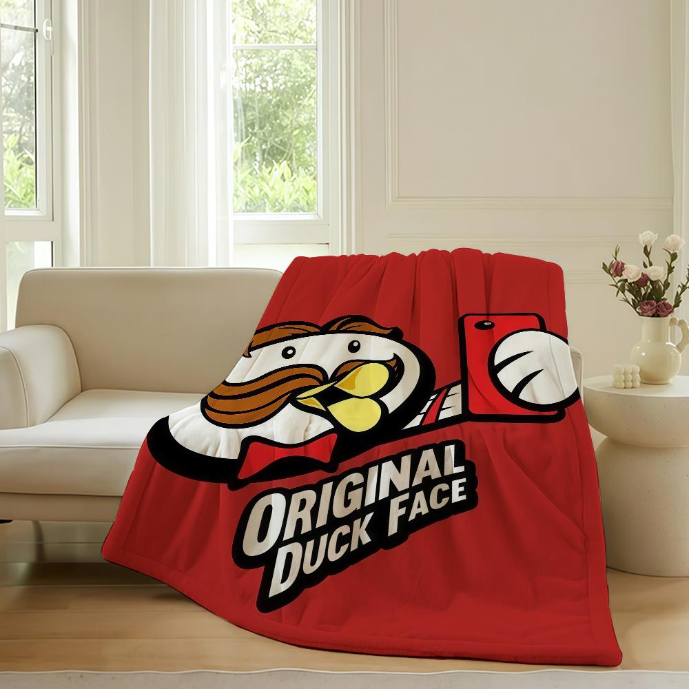 Modischer Aufdruck P pringleS Decke Für Sofa Büro Bett Flugzeug Reisen Schlafen Lesen Entspannen Camping Weich Und Warm