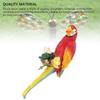 Parrot Decor Statue Figurine Scarlet Macaw Sculpture Birds Garden Courtyard Decoration