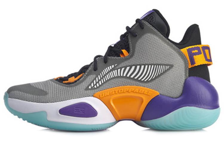 Li Ning Power 6 Амортизация Скользкая Устойчивая к истиранию Амортизация Скользкая Устойчивая к истиранию Средняя высота ABAP067-1 41