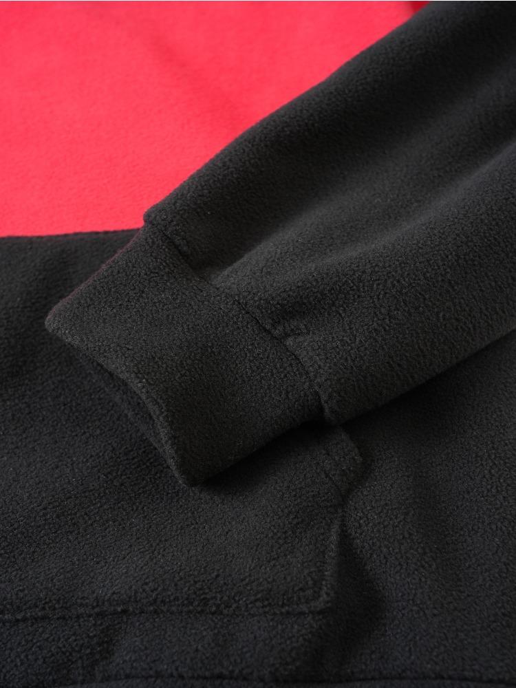 Autumn Winter Men's Fashionable Colour Blocking Sweater Outdoor Casual Sports Hooded  Moisture Wicking Comfortable Skin-friendly Breathable Tops