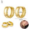 925 Silver Needle Vintage Gold Earrings Luxury Long Chain Tassel Crystal Hoop Earrings for Women Party Trend Jewelry