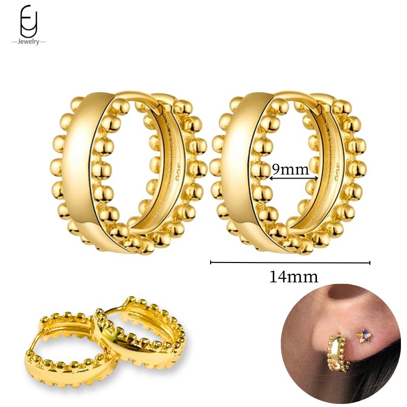 925 Silver Needle Vintage Gold Earrings Luxury Long Chain Tassel Crystal Hoop Earrings for Women Party Trend Jewelry