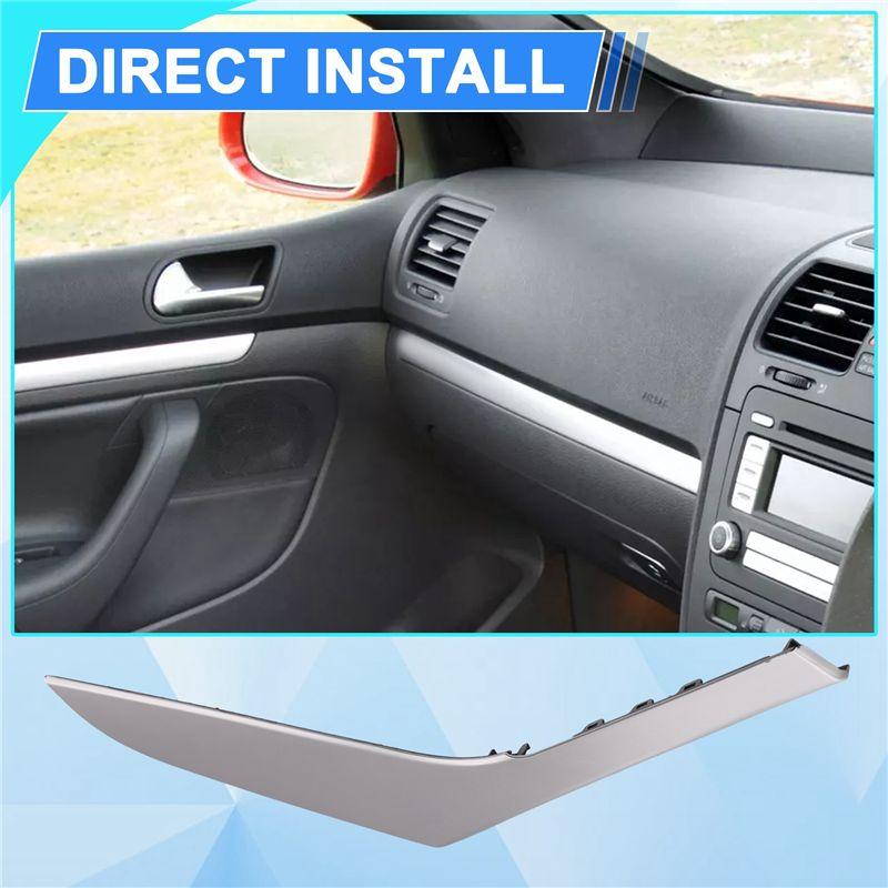 Portable Car Interior Door Pull Handle Trim Cover Inner Accessories For VW Golf 6 MK6 2009-2013