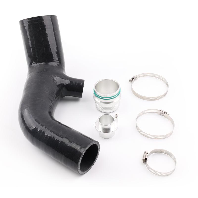 For BMW N55 3.0T hybrid models - Black turbo inlet boost pipe (improves air intake efficiency)
