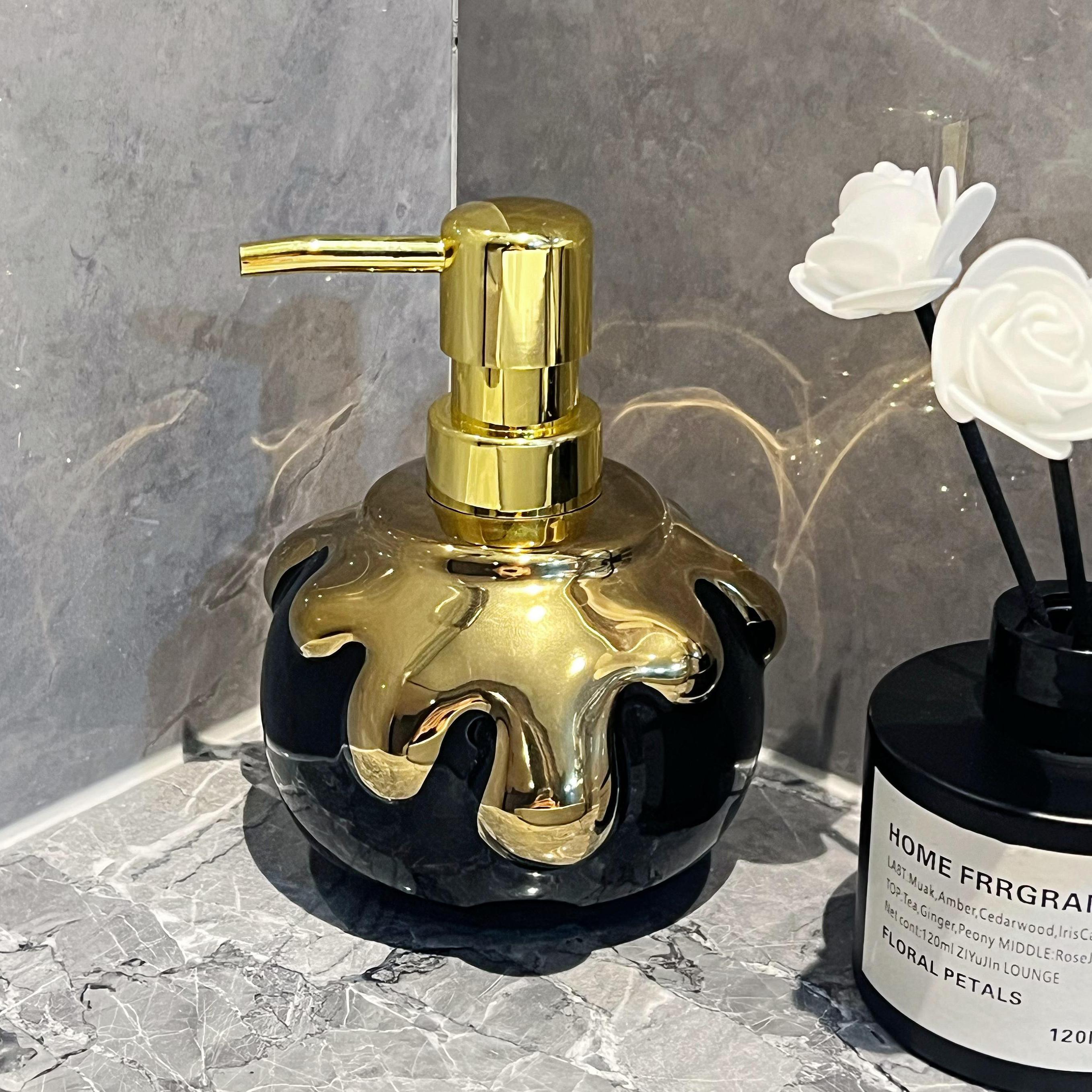 

Керамическая бутылка для эмульсии Nordic Luxury Бутылка для дезинфицирующего средства для рук Пресс для геля для душа Товары для ванной комнаты Керамическая бутылка для шампуня