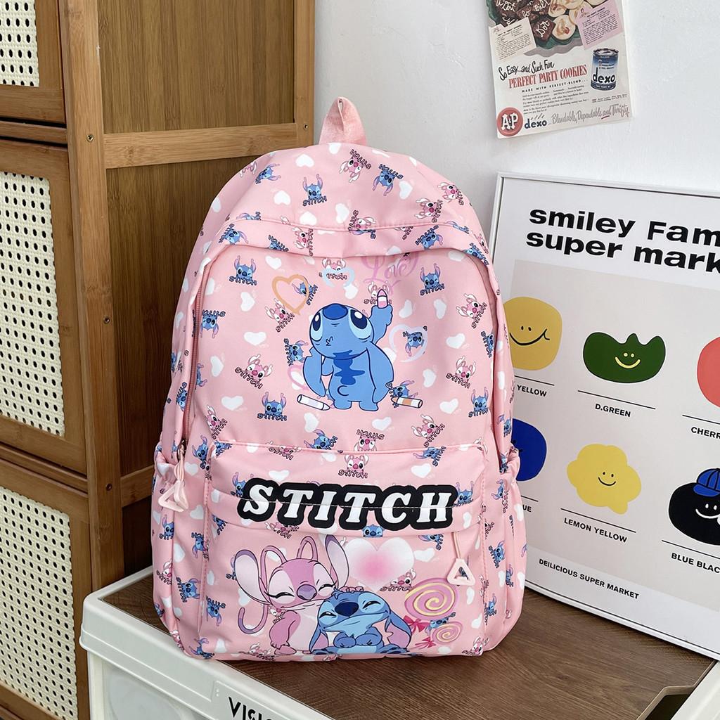 

Ангел Стіч Рюкзак Дісней Великої Місткості Регульовані Плечові Лямки Шкільний Рюкзак