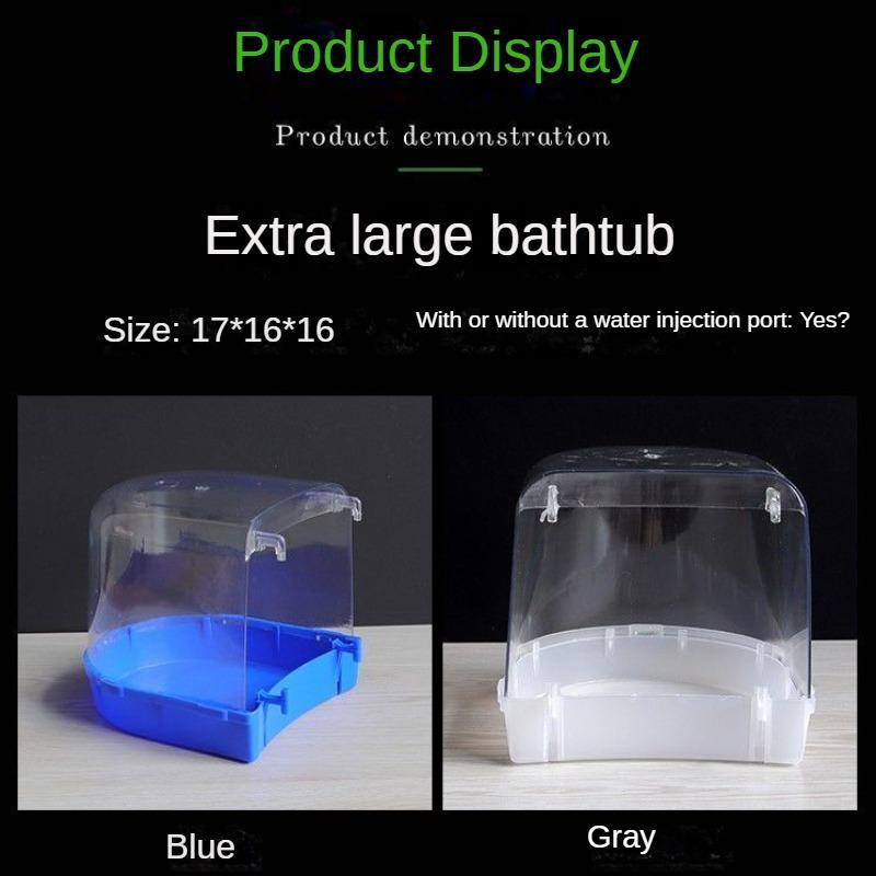 For Birds Bathtub Bathtub Bird Bath Device Big Brother Xuanfeng Peony Budgerigar Bath Box