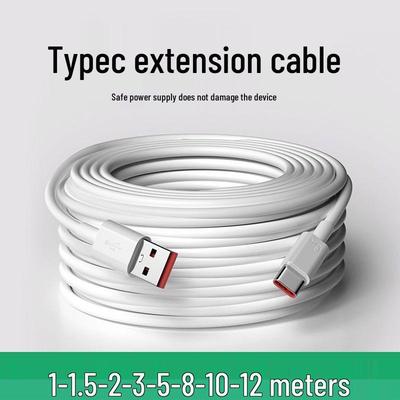 10m & 5m USB Type-C Extension & Charging Cable for Surveillance Cameras
