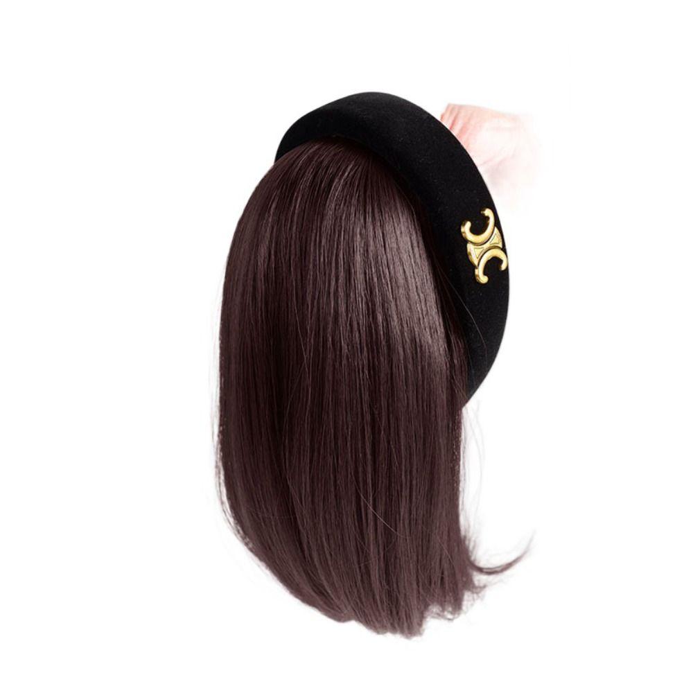 Półgłowa z klipsem Peruka Styl Koreański Damska Opaska do Włosów Akcesoria do Włosów Syntetyczna Opaska Peruki