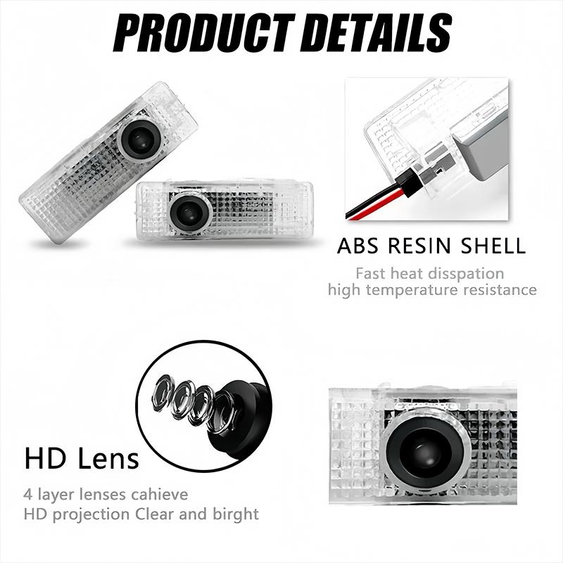 2Pcs LED Car Logo KYTKID6 Projector Welcome Light Car Door Styling For Mini Cooper JCW Works F54 F55 F56 F57 F60 R50 R52 R53 R55 R56 R57