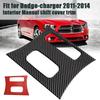 REAL Carbon Fiber Central Control Gear Shift Panel Trim Fits Dodge Charger 11-14