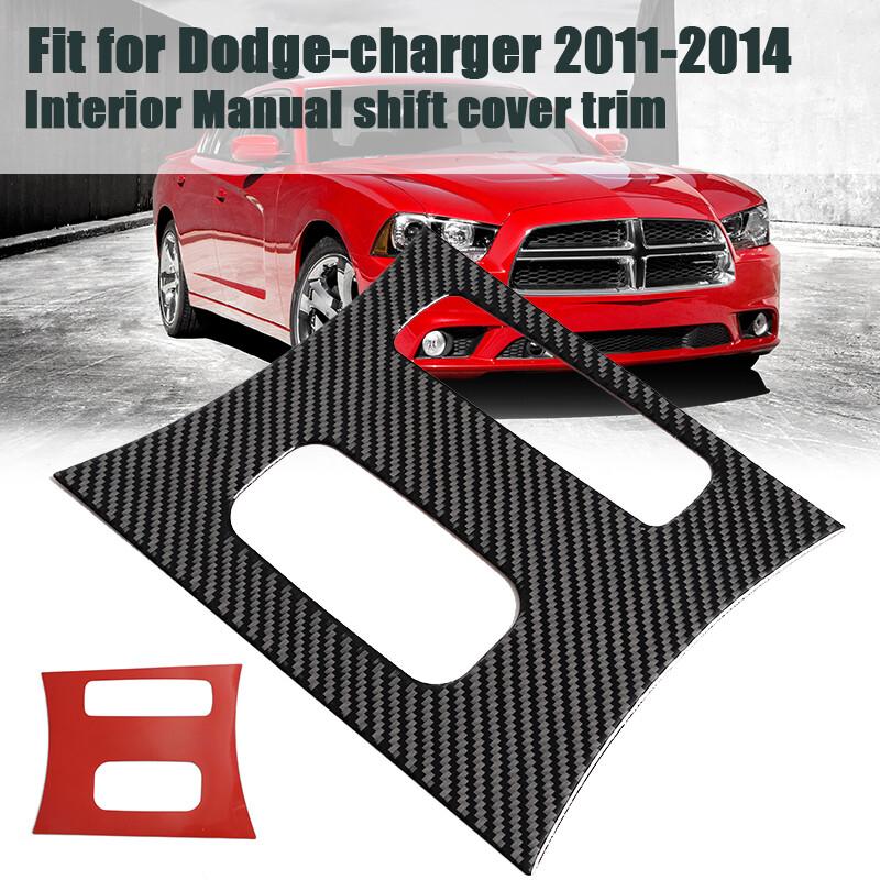 REAL Carbon Fiber Central Control Gear Shift Panel Trim Fits Dodge Charger 11-14