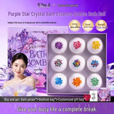 IYOKUJI CLUB Essential Oil Bath Bomb Gift Set