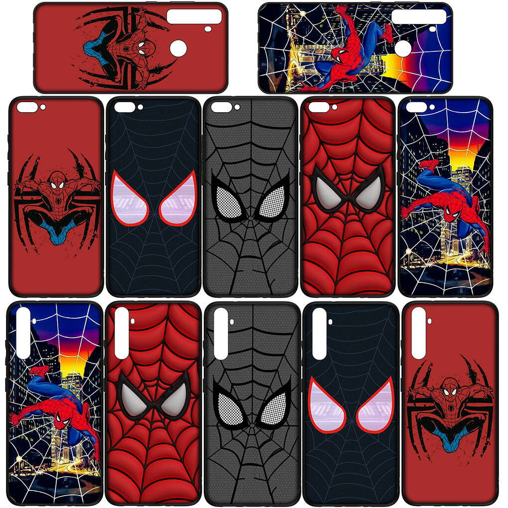 Phone Case for Samsung Galaxy S25 S23 S22 S24 Ultra FE A05 A06 A15 A16 A36 A37 A35 A54 A55 A56 A57 A25 A26 A53 A17 Spiderman Marvel Spider Man Cover
