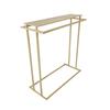 Double Row Floor-Standing Clothing Display Rack for Men & Women