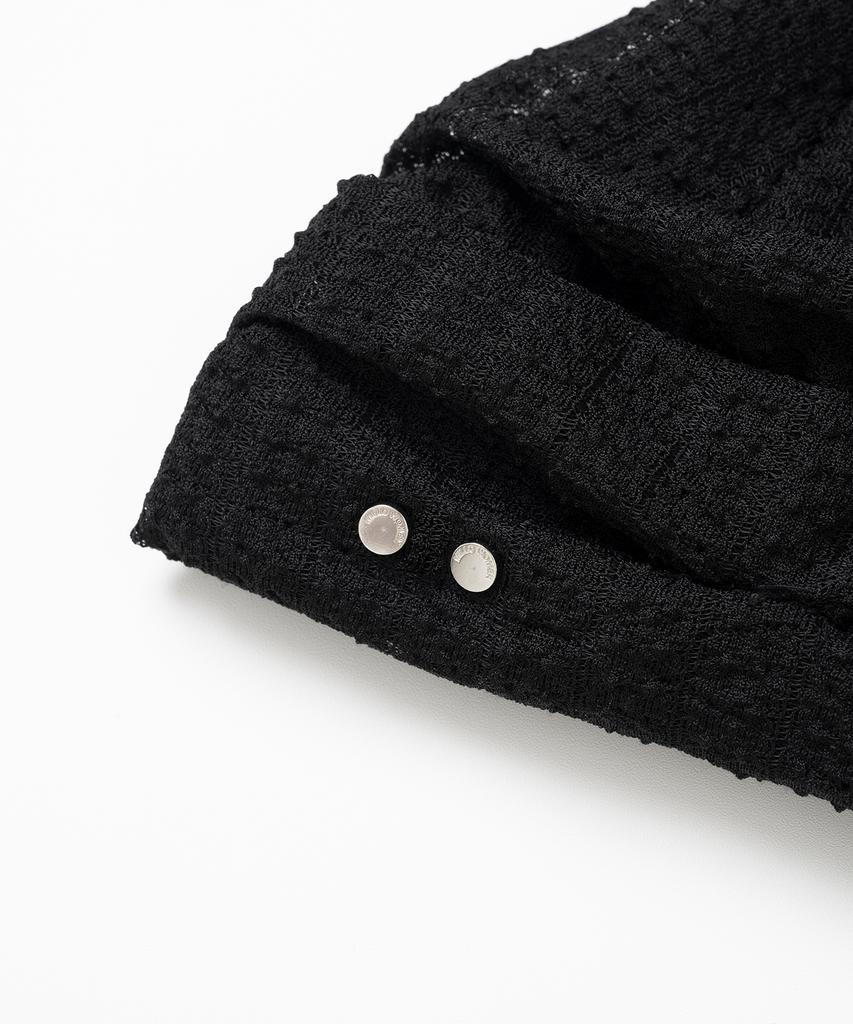 MILLO WOMEN Symbol Lace Beanie [Black]
