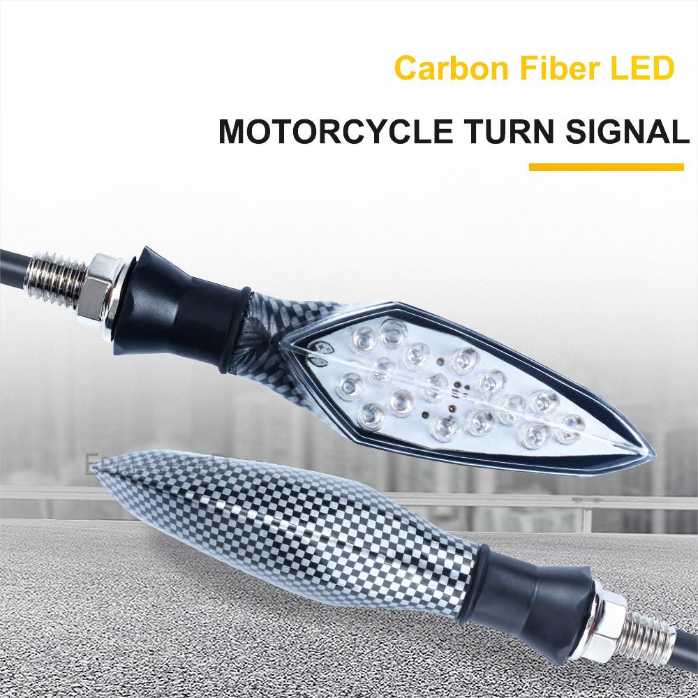 Unviersal Motorcycle Turn Signal Amber Flashing LED Lights Blinker Lightings Indicator Lamp Light Flasher Motorbike