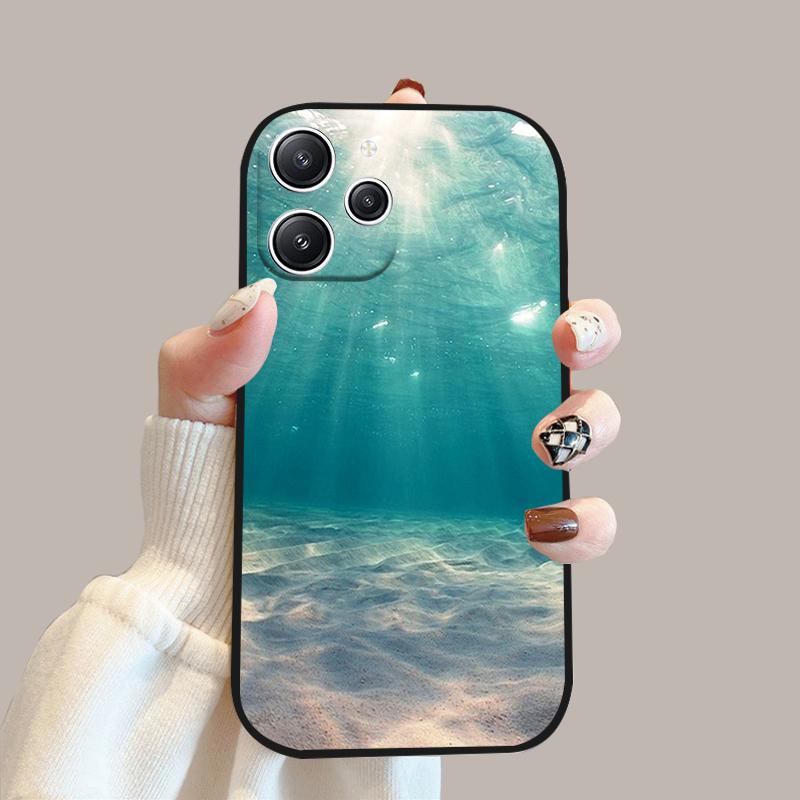 For Redmi 12 4G 5G Silicone TPU Soft Case For Redmi 12R Phone Bumper Cover For Xiaomi Redmi Note 12R 5G Protective Fundas Cases