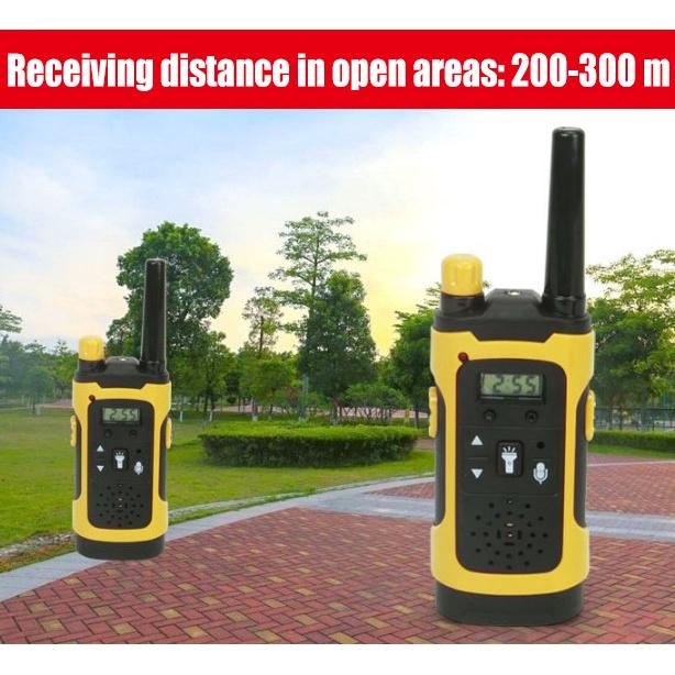 2PCS Walkie-talkie Remote Dual-use Radio Electronic Portable Children's Toys Girls Boys Camping Hiking Birthday Christmas Gifts [with LED Lighting]