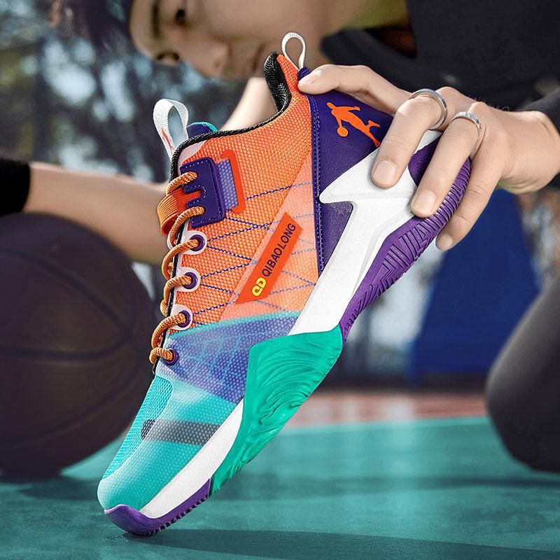 

Мужская мода дышащая баскетбольная обувь с толстой подошвой мужские высокие кроссовки