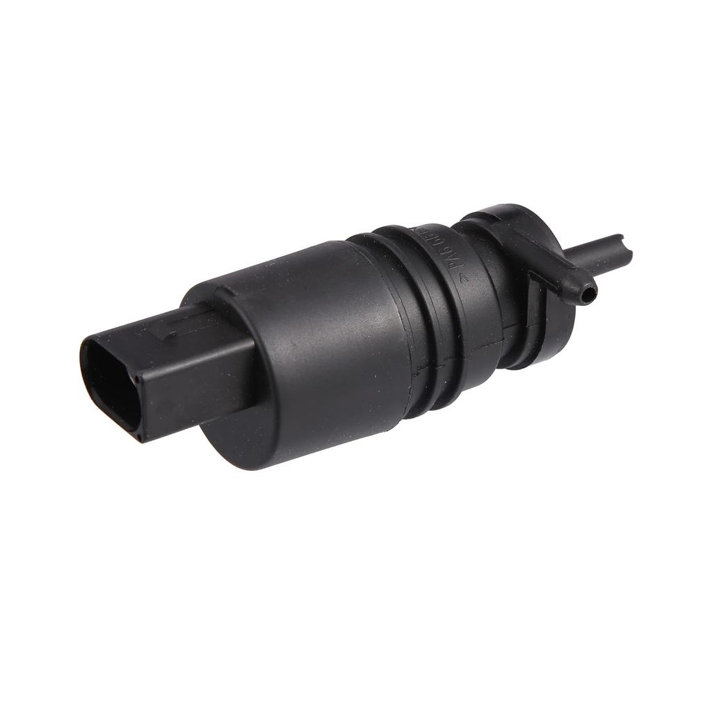 ACROPIX Windshield Washer Motor Pump with Grommets for BMW X3 Black 1 Piece