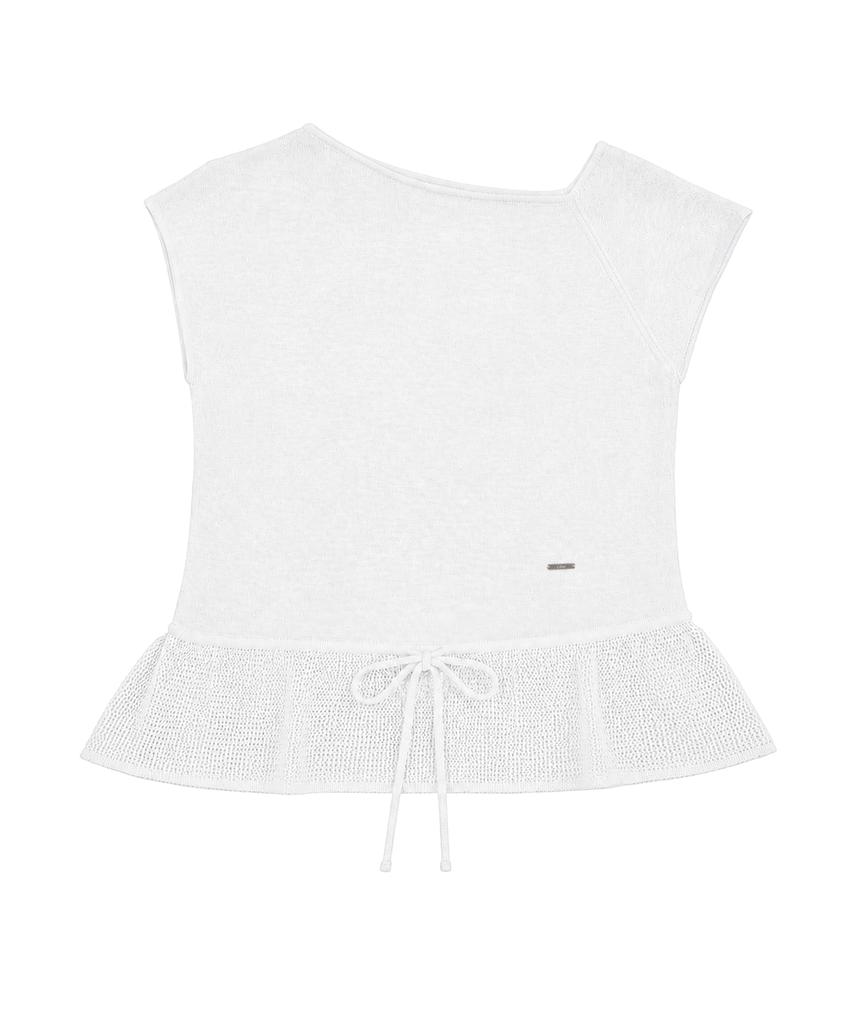 CLO'ET Asymmetrical Loose Fit Knit Top + 3 Colors