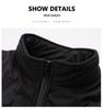 Men's Autumn Winter Stand Collar Warm Cotton Vest: Sleeveless, Plus Size, Casual Jacket
