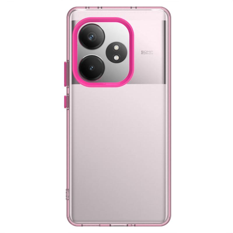 Anti-Drop Candy Color Phone Case For Realme GT 6 Skin-Friendly Matte Transparent Case Realme GT 6 Case Cover For Realme GT Neo 6