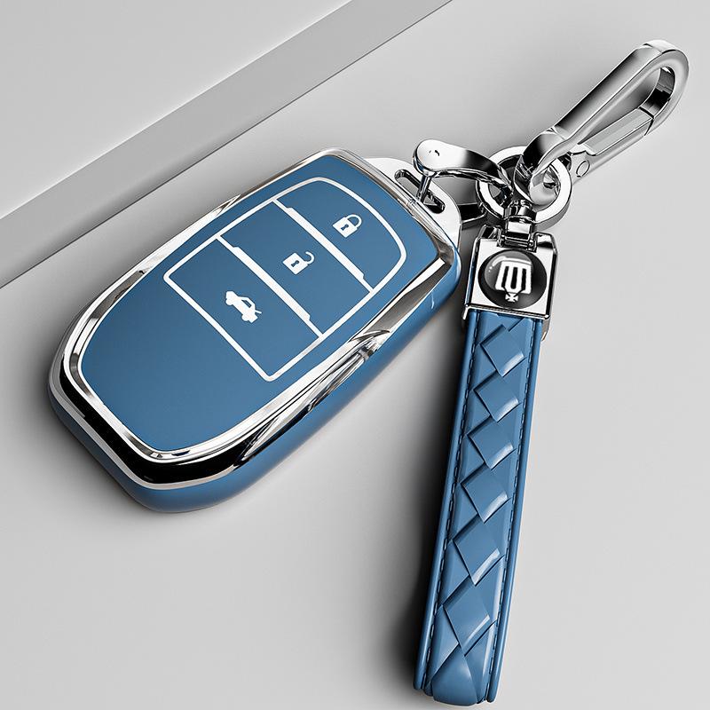 Premium Key Holder for 14th Gen Toyota Crown - High-End Key Case with Special Buckle for 12th Gen Model