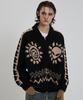 Hoodhood Alien Nordic Zip-Up Cardigan Black