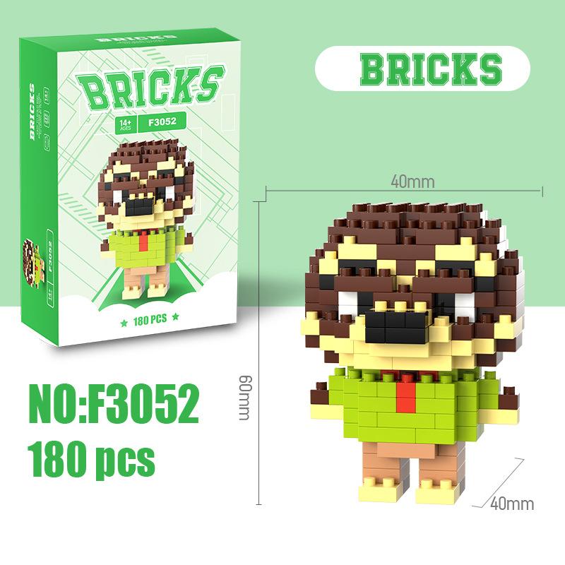 Zootopia 2 Building Blocks Anime Kawaii Cartoon mini Action Children's Animal building blocksAssemble DIY Toys Gift for Kids