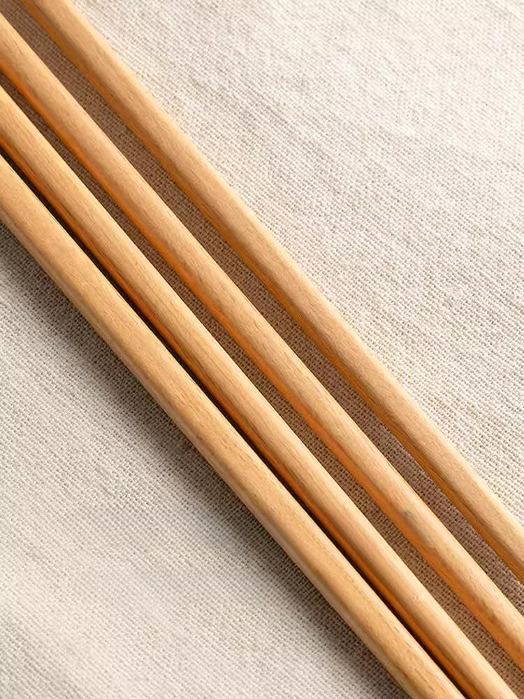 Hot Pot Chopsticks Extended Fried High Temperature Resistant Household Solid Wood Anti-slip Anti-hot High-grade Bamboo Chopstick