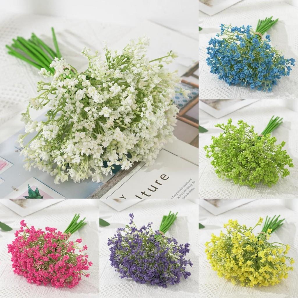 Handheld Gypsophila Artificial Flower Bouquet For Wedding Room Gift Decoration