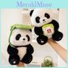 Panda Plüschtier mit Blatt- und Glücksmotiven für Kindergeschenk und Sammler