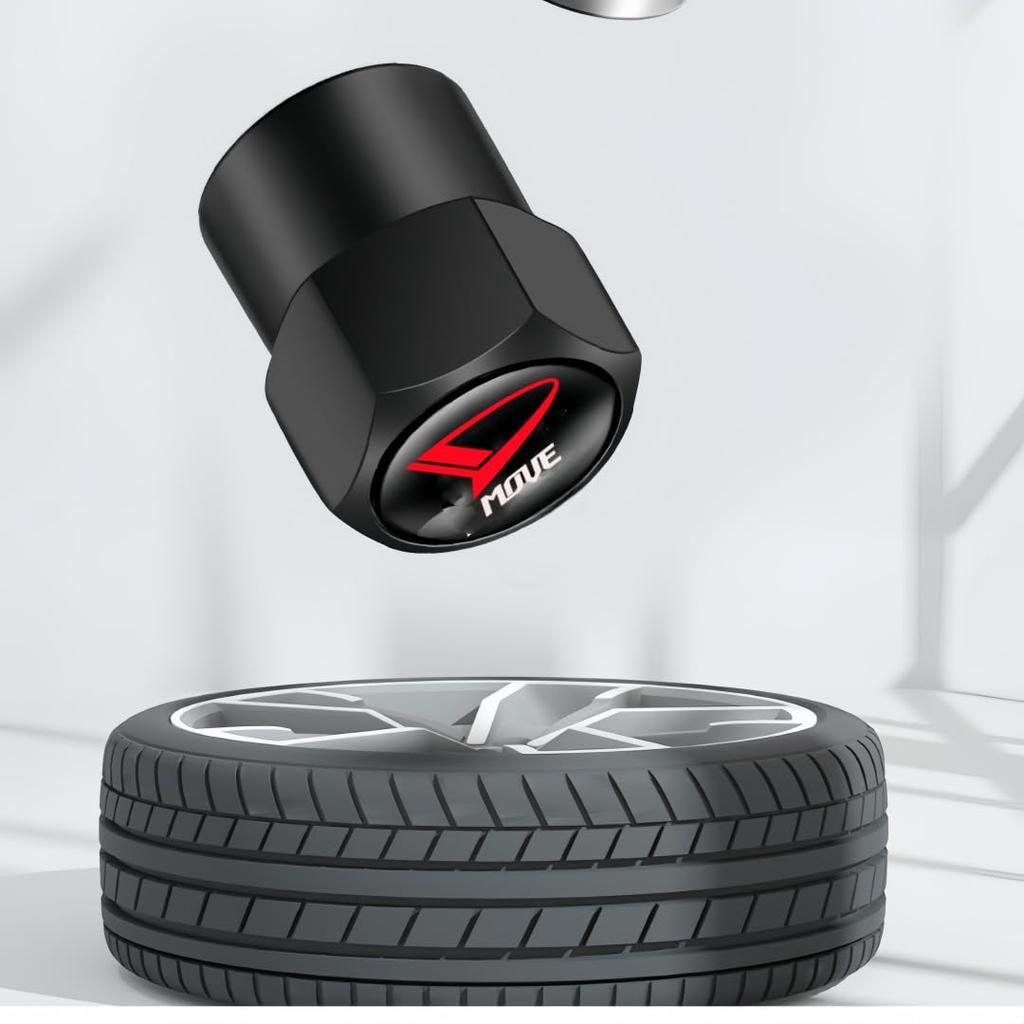 Daihatsu MOVE Aluminum Valve Caps, L175S, L185S, LA100S, LA110S, LA150S, LA160S, LA800S, LA810S/ L575S,