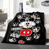 Mickey Mouse Stickers Collection Blanket Soft Throw Blanket For Home Bedroom Bed Sofa Travel Office Solid Christmas Blanket