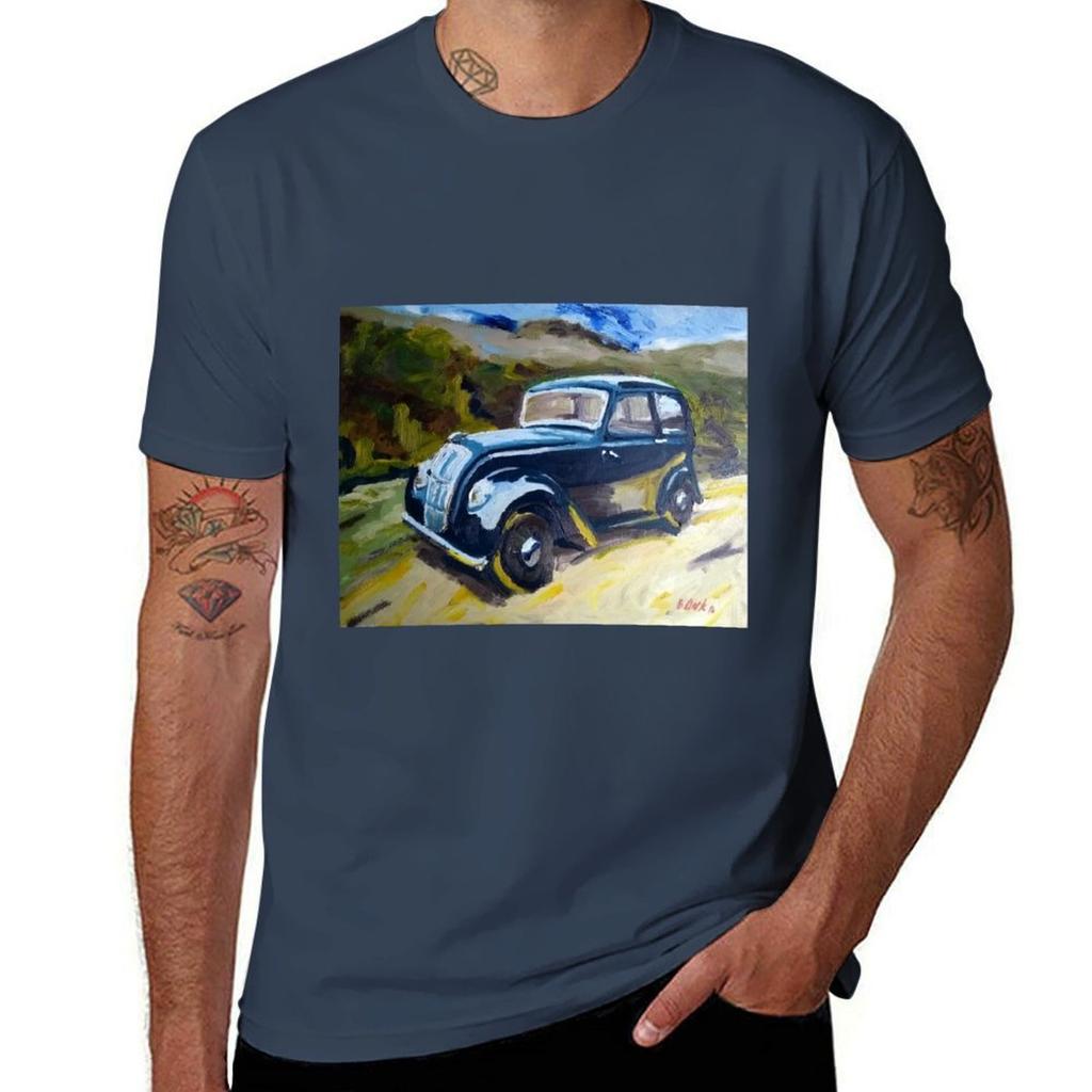 Oilpainting Of The Morris 8 S Tshirt Cotton T Shirt Pack Cotton T Shirts Unisex 100 Tshirt