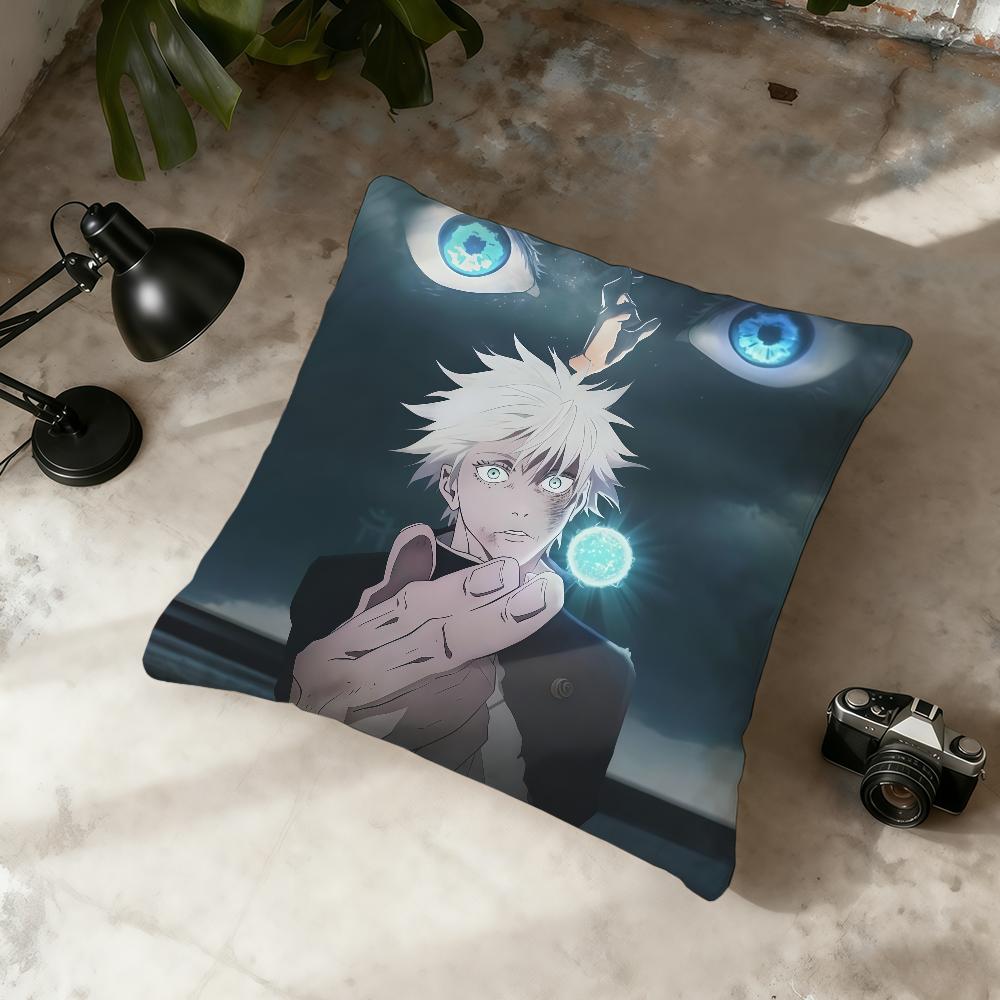 J-Jujutsu K-Kaisen Anime cushion cover Home Office Convenient Nordic Simplicity Hit With Zipper Cushion Cover