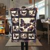 Butterfly Decoration Print Flannel Blanket, High Quality Comfortable for All Seasons, Home Decor, Warmth and Comfort, Perfect for Christmas Gifts33