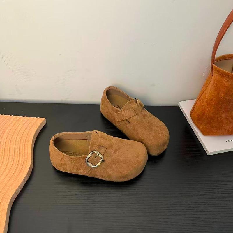 New Fashion Women's Flat Elegant Leather Shoes for Girls Fashion Korean Style Soft Anti-slippery Chic Versatile Breathable Flats