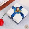 500pcs/roll 1-inch/25mm Christmas Self-adhesive Stickers Holiday Gift Sealing Label Decoration