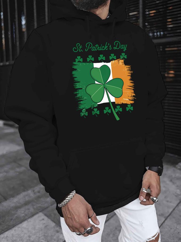 Happy St Patrick S Day New Zealand New Autumn and Winter Velvet Sweatshirt unisex Clothing Free Hoodie Clothes American Trendy Printed Tops unisex Gif